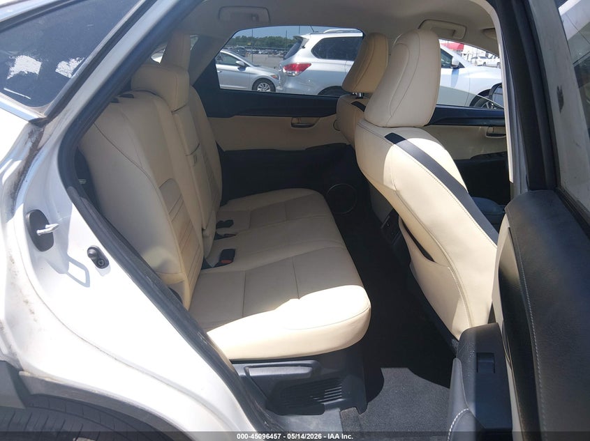 2017 Lexus Nx VIN JTJYARBZ0H2065959 IAAI salvage auction — STORM DAMAGE, Salvage (Arkansas), sold $9,050 on 2026-07-08 (photo 8)