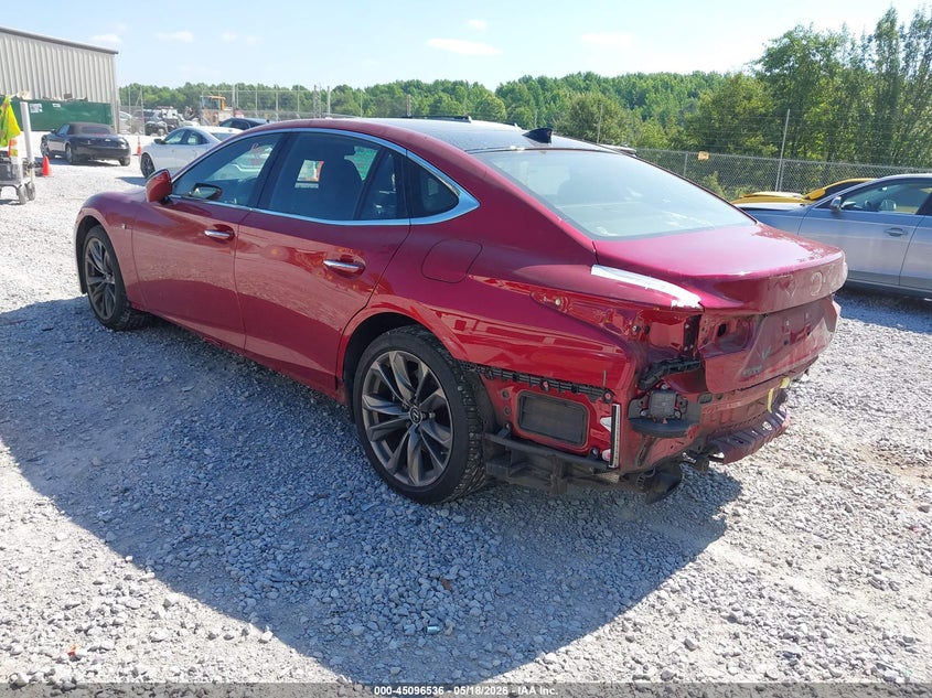 2018 Lexus Ls VIN JTHB51FF1J5002869 IAAI salvage auction — REAR END, Salvage (Alabama), sold $14,100 on 2026-07-29 (photo 3)