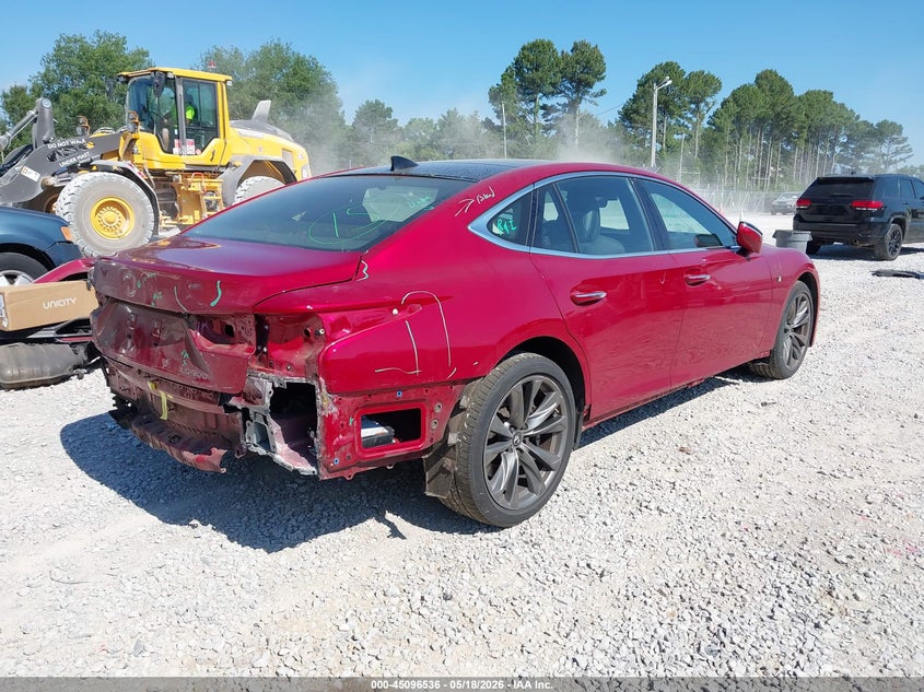 2018 Lexus Ls VIN JTHB51FF1J5002869 IAAI salvage auction — REAR END, Salvage (Alabama), sold $14,100 on 2026-07-29 (photo 4)
