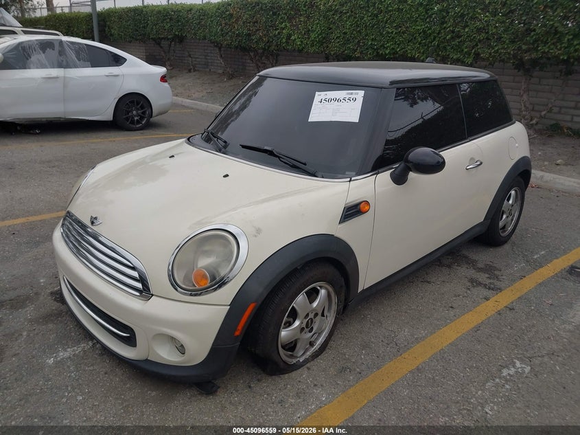 2011 Mini Cooper VIN WMWSU3C5XBT099415 IAAI salvage auction — LEFT FRONT, Salvage (California), sold $350 on 2026-07-07 (photo 2)