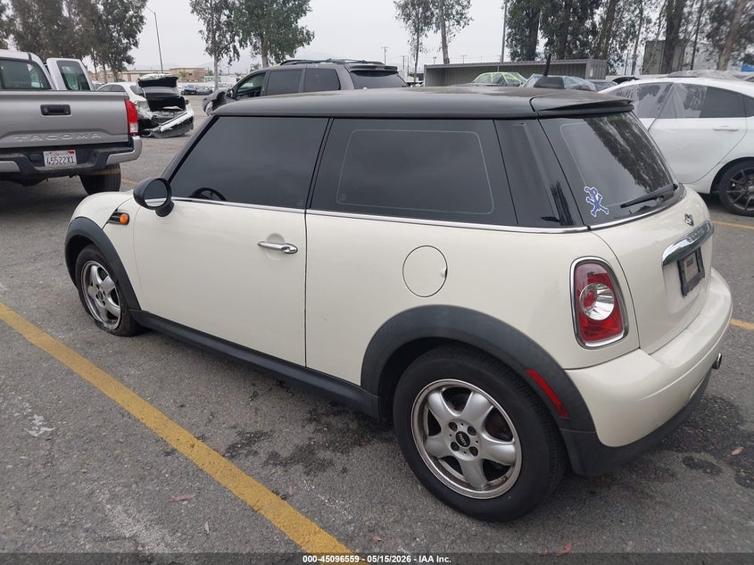 2011 Mini Cooper VIN WMWSU3C5XBT099415 IAAI salvage auction — LEFT FRONT, Salvage (California), sold $350 on 2026-07-07 (photo 3)