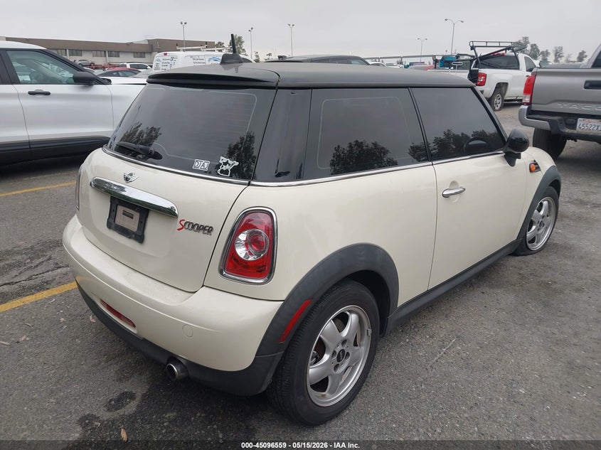 2011 Mini Cooper VIN WMWSU3C5XBT099415 IAAI salvage auction — LEFT FRONT, Salvage (California), sold $350 on 2026-07-07 (photo 4)