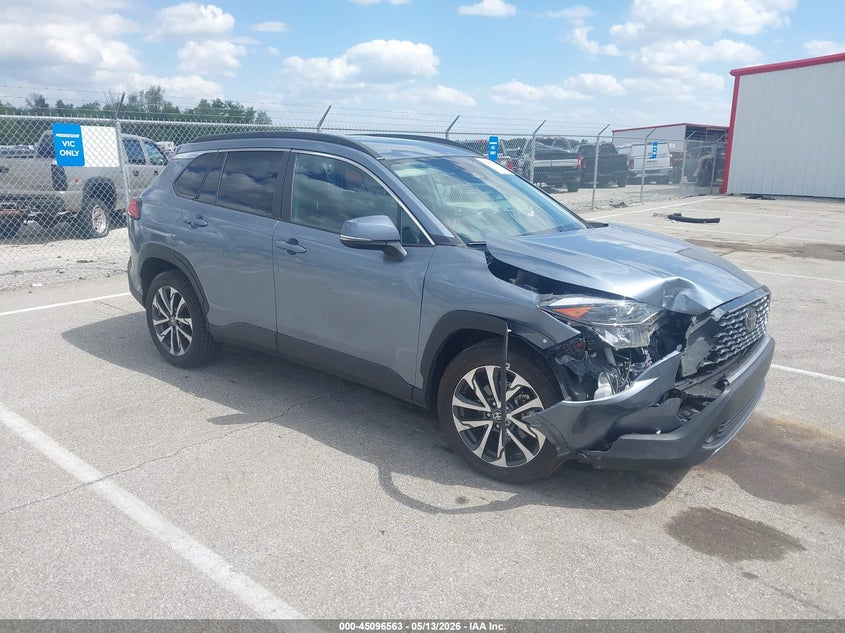 2023 Toyota Corolla cross VIN 7MUEAAAG8PV050842 IAAI salvage auction — FRONT END, Salvage (Indiana), sold $5,800 on 2026-07-30 (photo 1)