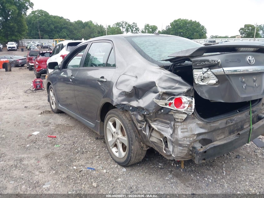 2012 Toyota Corolla VIN 5YFBU4EE2CP073454 IAAI salvage auction — REAR END, Salvage Title, sold $1,300 on 2026-07-30 (photo 6)