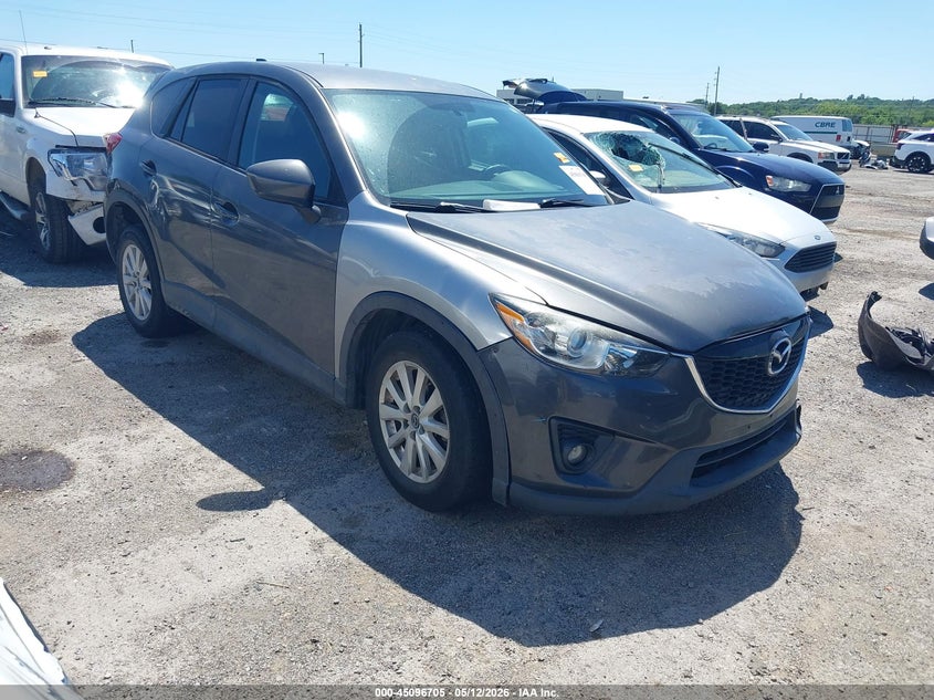 2014 Mazda Cx-5 VIN JM3KE2CY3E0330253 IAAI salvage auction — LEFT FRONT, Clear (Oklahoma), sold $2,000 on 2026-07-14 (photo 1)