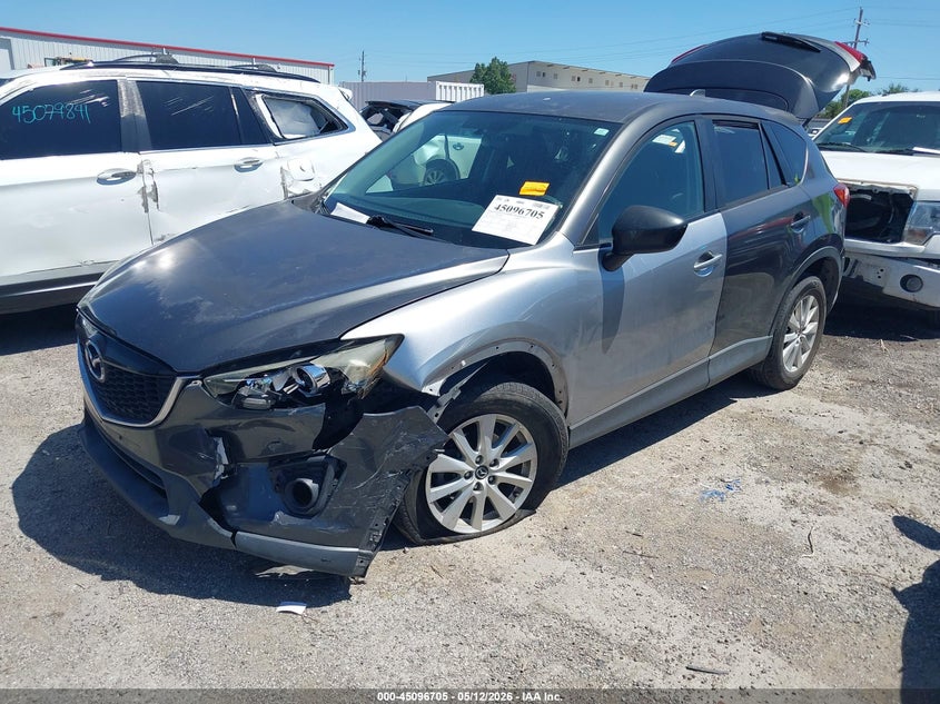 2014 Mazda Cx-5 VIN JM3KE2CY3E0330253 IAAI salvage auction — LEFT FRONT, Clear (Oklahoma), sold $2,000 on 2026-07-14 (photo 2)