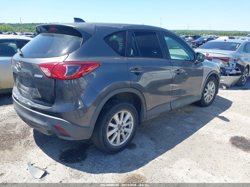 2014 Mazda Cx-5 VIN JM3KE2CY3E0330253 IAAI salvage auction — LEFT FRONT, Clear (Oklahoma), sold $2,000 on 2026-07-14 (photo 4)