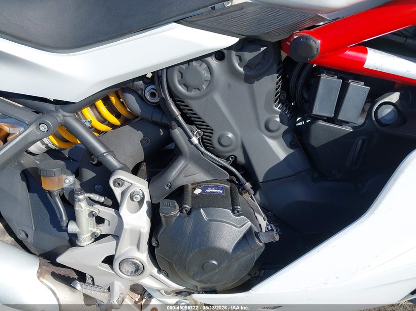 2017 Ducati Supersport VIN ZDMVABDS8HB003369 IAAI salvage auction — FRONT & REAR, Salvage (North Carolina), sold $525 on 2026-07-21 (photo 8)