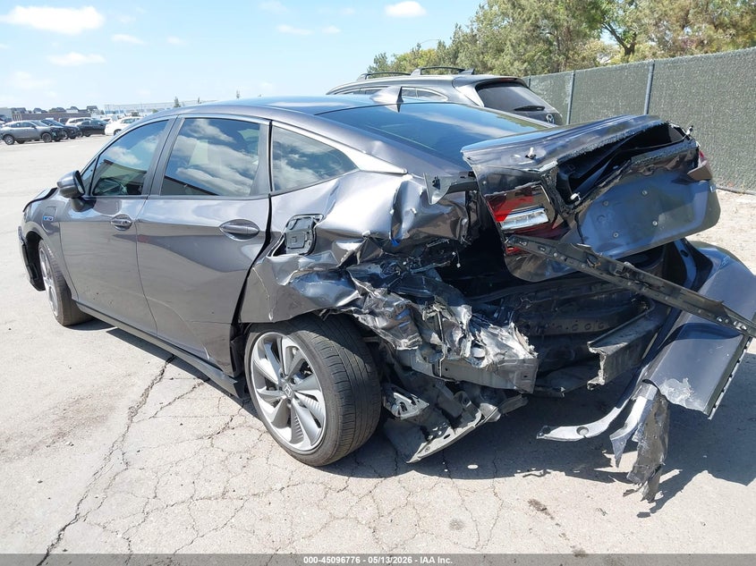 2018 Honda Clarity VIN JHMZC5F14JC014476 IAAI salvage auction — REAR END, Salvage (California), sold $1,525 on 2026-07-27 (photo 3)