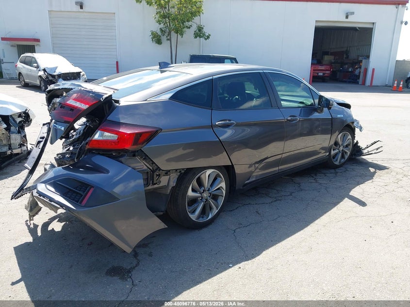 2018 Honda Clarity VIN JHMZC5F14JC014476 IAAI salvage auction — REAR END, Salvage (California), sold $1,525 on 2026-07-27 (photo 4)