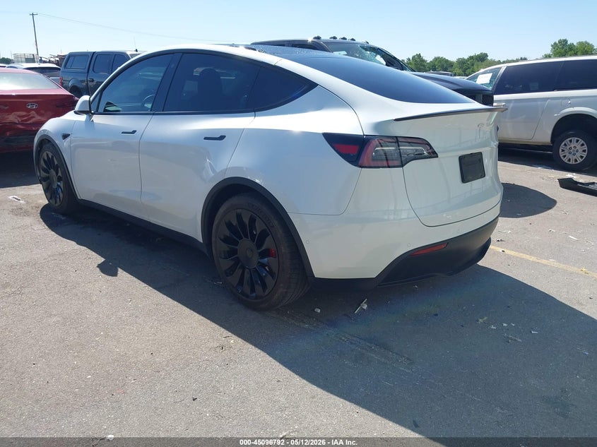 2020 Tesla Model y VIN 5YJYGDEF3LF022194 IAAI salvage auction — FRONT END, Salvage (Utah), sold $9,600 on 2026-07-09 (photo 3)