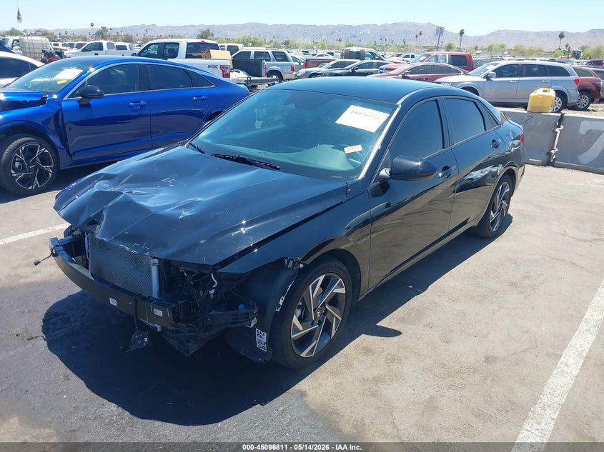 2025 Hyundai Elantra VIN KMHLM4DG1SU018269 IAAI salvage auction — FRONT END, Salvage (Arizona), sold $6,150 on 2026-07-14 (photo 2)