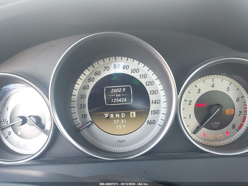 2012 Mercedes-benz C-klasse VIN WDDGF4HB6CA609284 IAAI salvage auction — FRONT END, Original (Texas), sold $250 on 2026-07-29 (photo 7)
