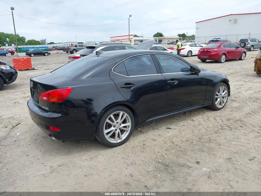 2007 Lexus Is VIN JTHBK262X75049385 IAAI salvage auction — FRONT END, Salvage (Georgia), sold $450 on 2026-07-10 (photo 4)