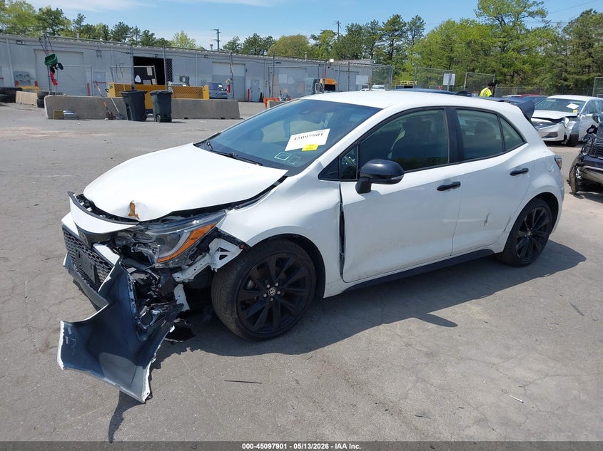 2022 Toyota Corolla VIN JTND4MBE1N3174585 IAAI salvage auction — FRONT END, Mv-907A (New York), sold $3,725 on 2026-07-07 (photo 2)