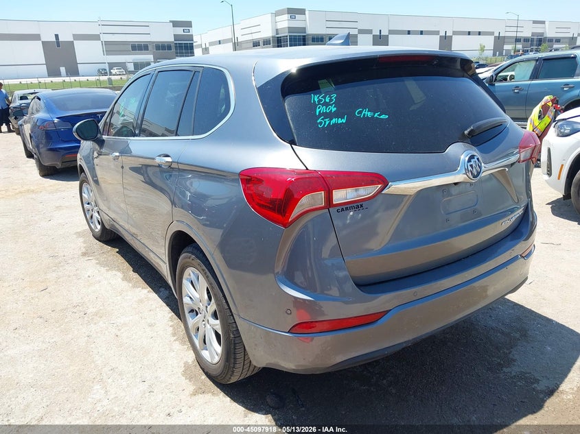 2020 Buick Envision VIN LRBFXBSA3LD193750 IAAI salvage auction — RIGHT SIDE, Original (Texas), sold $4,000 on 2026-07-21 (photo 3)