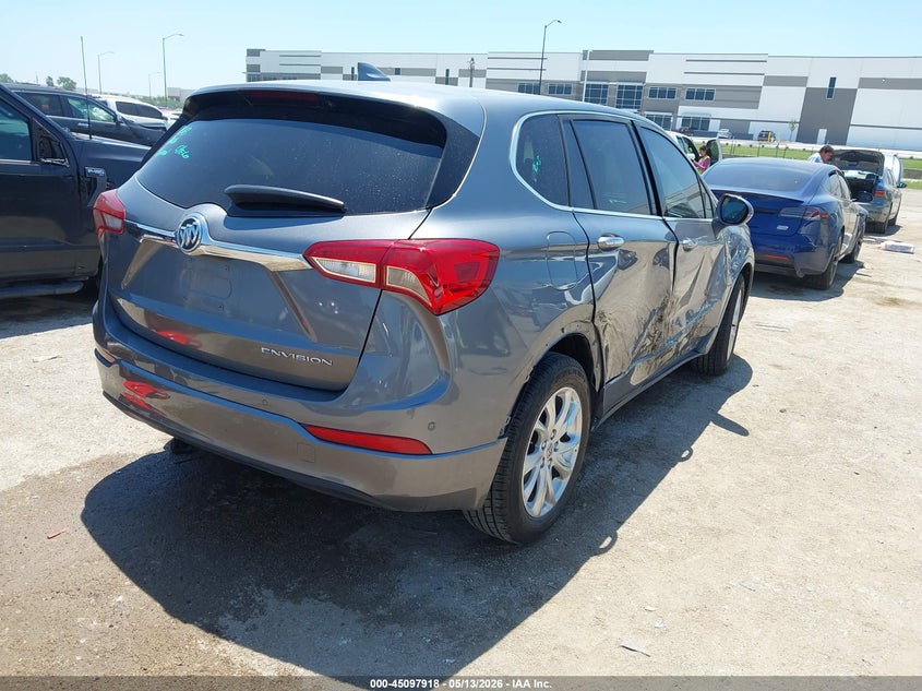 2020 Buick Envision VIN LRBFXBSA3LD193750 IAAI salvage auction — RIGHT SIDE, Original (Texas), sold $4,000 on 2026-07-21 (photo 4)