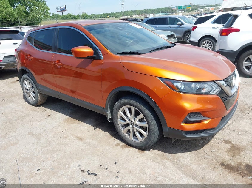 2021 Nissan Rogue VIN JN1BJ1AV1MW320231 IAAI salvage auction — SIDE, Clear (Oklahoma), sold $4,050 on 2026-07-09 (photo 1)