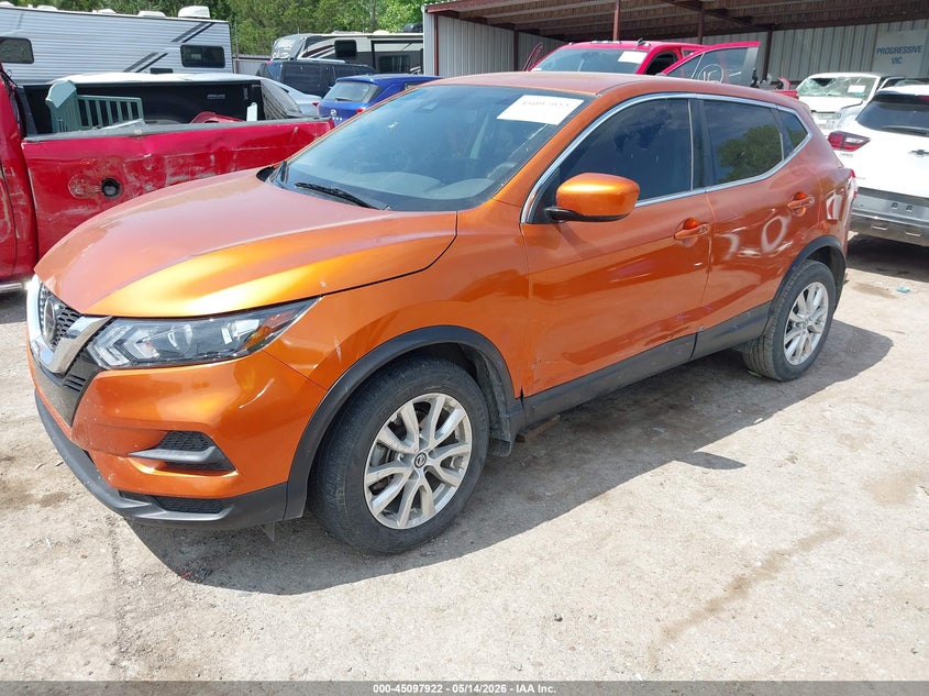 2021 Nissan Rogue VIN JN1BJ1AV1MW320231 IAAI salvage auction — SIDE, Clear (Oklahoma), sold $4,050 on 2026-07-09 (photo 2)