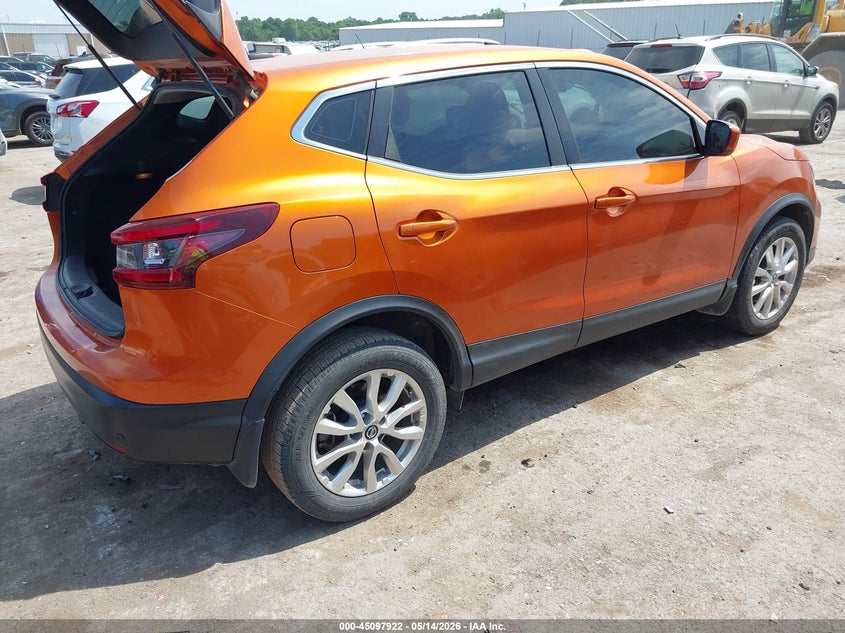 2021 Nissan Rogue VIN JN1BJ1AV1MW320231 IAAI salvage auction — SIDE, Clear (Oklahoma), sold $4,050 on 2026-07-09 (photo 4)