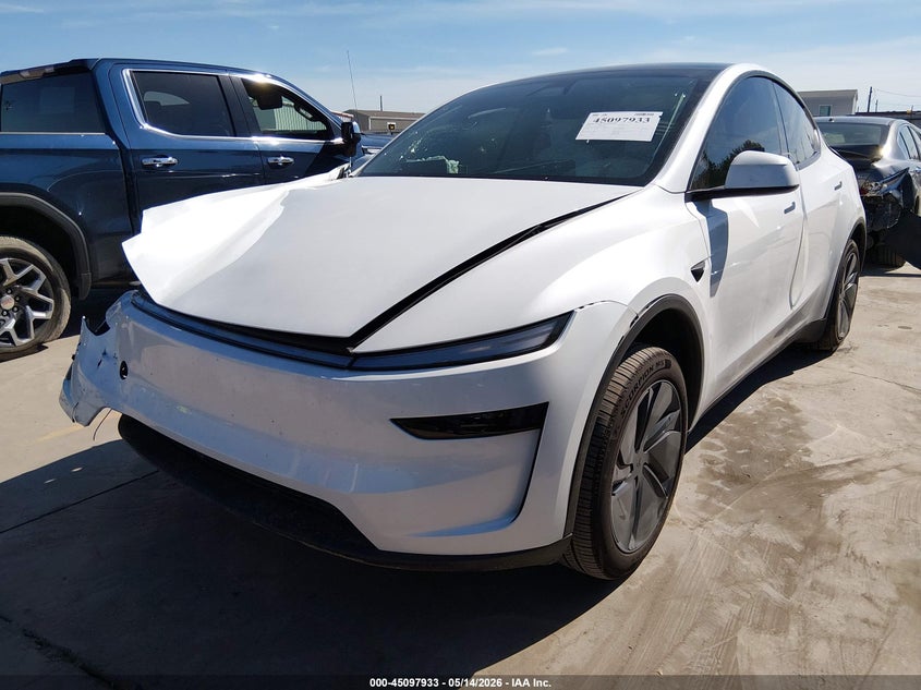 2026 Tesla Model y VIN 7SAYGDED5TA442845 IAAI salvage auction — RIGHT SIDE, Original (Texas), sold $11,900 on 2026-07-19 (photo 2)
