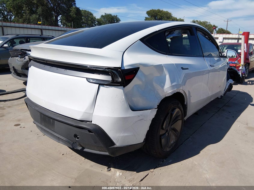 2026 Tesla Model y VIN 7SAYGDED5TA442845 IAAI salvage auction — RIGHT SIDE, Original (Texas), sold $11,900 on 2026-07-19 (photo 4)
