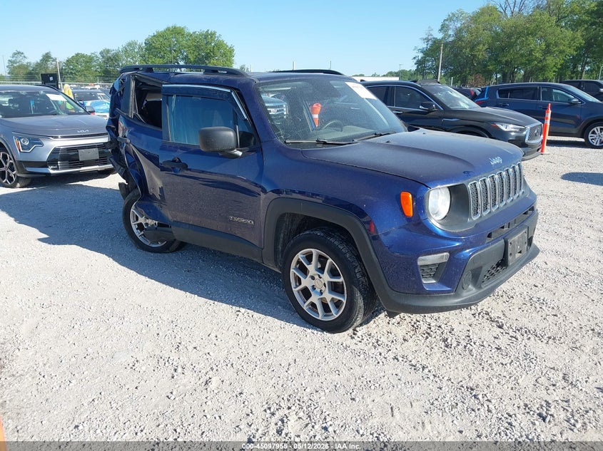 2019 Jeep Renegade VIN ZACNJBAB3KPK08284 IAAI salvage auction — REAR END, Salvage (Missouri), sold $650 on 2026-07-13 (photo 1)