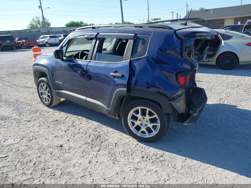 2019 Jeep Renegade VIN ZACNJBAB3KPK08284 IAAI salvage auction — REAR END, Salvage (Missouri), sold $650 on 2026-07-13 (photo 3)
