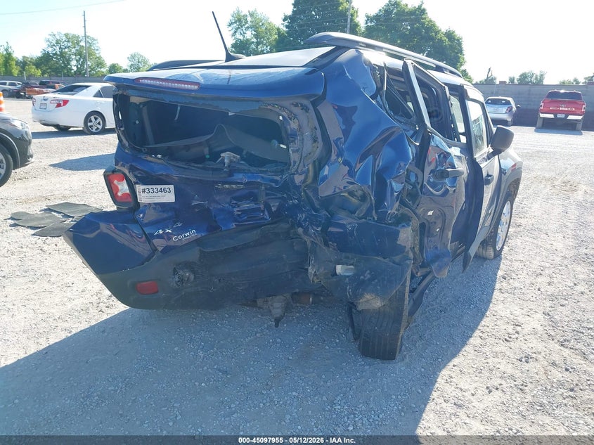 2019 Jeep Renegade VIN ZACNJBAB3KPK08284 IAAI salvage auction — REAR END, Salvage (Missouri), sold $650 on 2026-07-13 (photo 6)