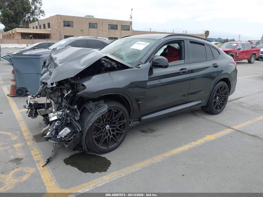 2022 BMW X4 m VIN 5YM23EC03N9K31784 IAAI salvage auction — FRONT END, Salvage (California), sold $8,050 on 2026-07-13 (photo 2)