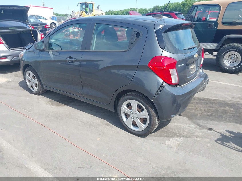2020 Chevrolet Spark VIN KL8CB6SA7LC429454 IAAI salvage auction — FRONT & REAR, Salvage (North Carolina), sold $825 on 2026-07-08 (photo 3)