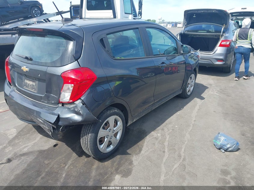 2020 Chevrolet Spark VIN KL8CB6SA7LC429454 IAAI salvage auction — FRONT & REAR, Salvage (North Carolina), sold $825 on 2026-07-08 (photo 4)