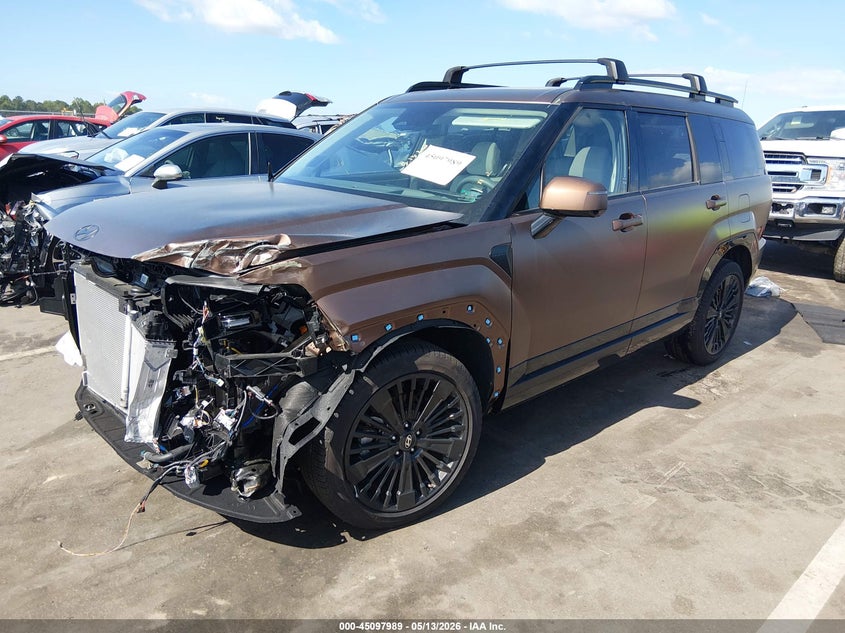 2025 Hyundai Santa fe VIN 5NMP54G16SH058901 IAAI salvage auction — FRONT END, Salvage (North Carolina), sold $12,025 on 2026-07-29 (photo 2)