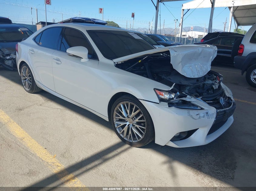 2015 Lexus VIN JTHBF1D21F5075468 IAAI salvage auction — FRONT END, Salvage (California), sold $3,900 on 2026-07-24 (photo 1)