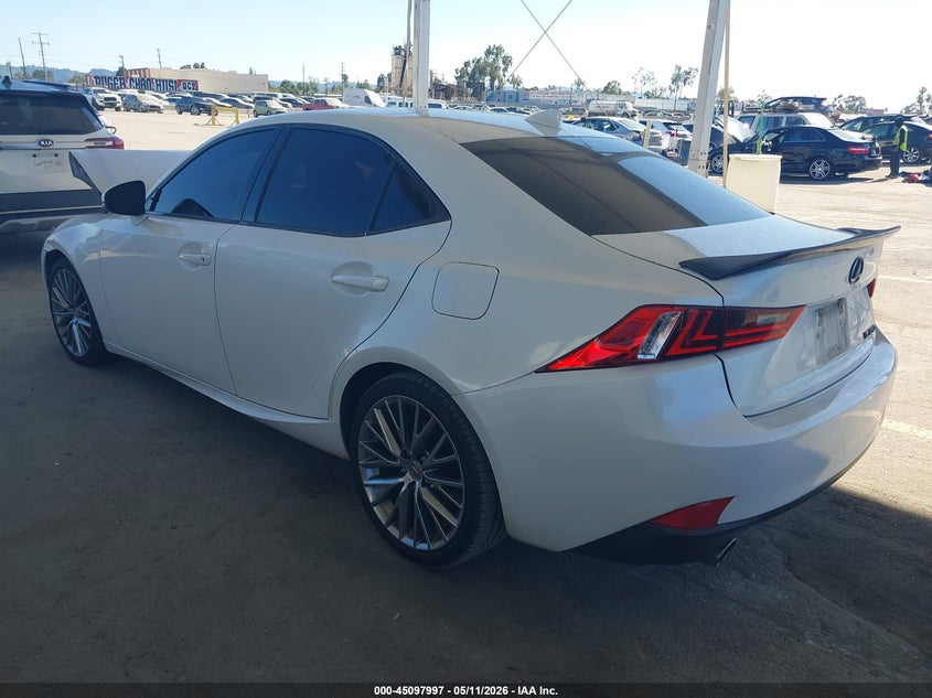 2015 Lexus VIN JTHBF1D21F5075468 IAAI salvage auction — FRONT END, Salvage (California), sold $3,900 on 2026-07-24 (photo 3)