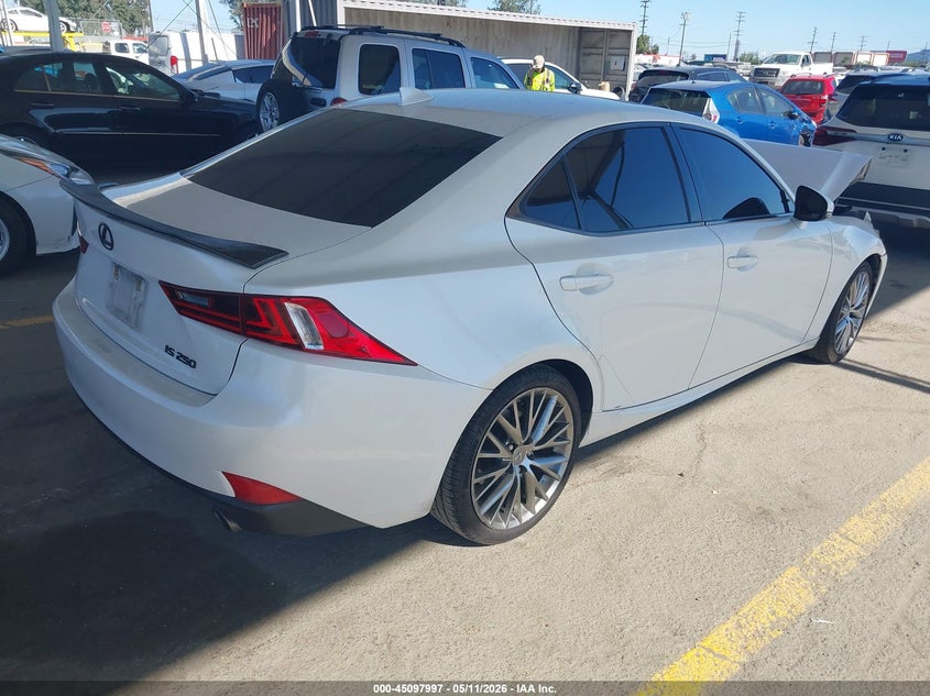 2015 Lexus VIN JTHBF1D21F5075468 IAAI salvage auction — FRONT END, Salvage (California), sold $3,900 on 2026-07-24 (photo 4)