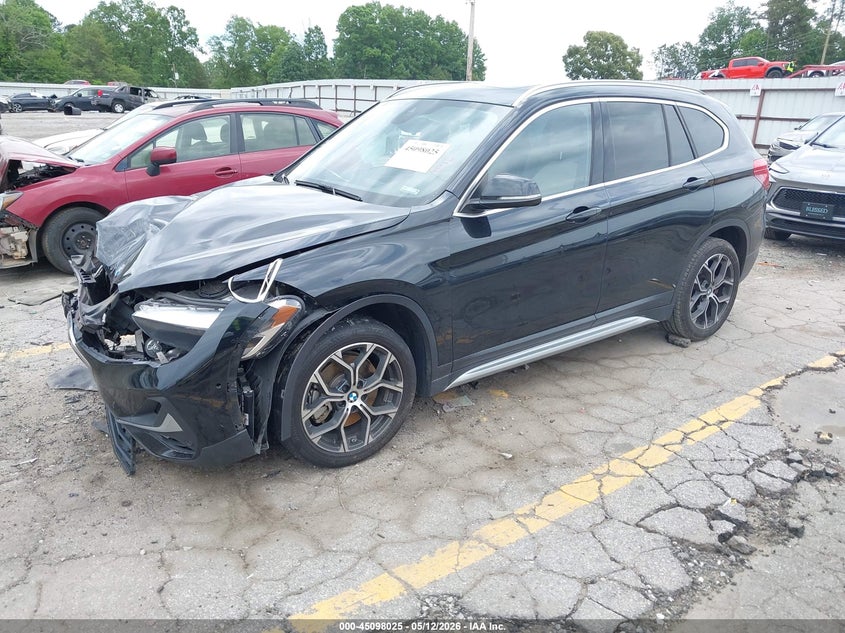 2021 BMW X1 VIN WBXJG7C08M5T11269 IAAI salvage auction — FRONT END, Salvage (Georgia), sold $2,400 on 2026-07-22 (photo 2)