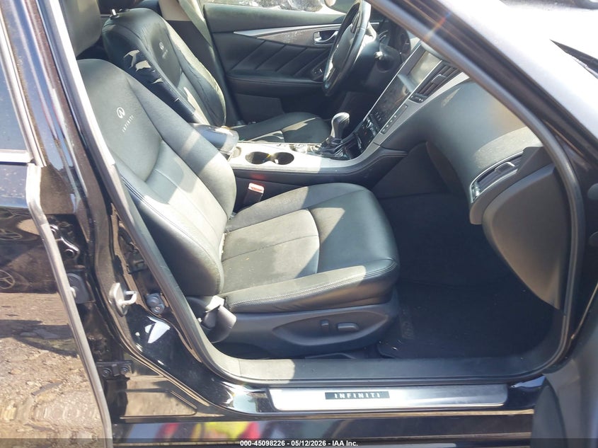 2014 Infiniti Q50 VIN JN1BV7AP5EM691205 IAAI salvage auction — FRONT END, Salvage (Georgia), sold $825 on 2026-07-29 (photo 5)
