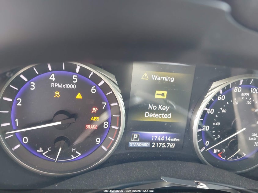 2014 Infiniti Q50 VIN JN1BV7AP5EM691205 IAAI salvage auction — FRONT END, Salvage (Georgia), sold $825 on 2026-07-29 (photo 7)
