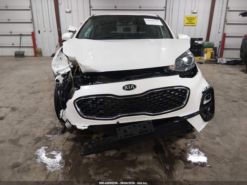 2022 Kia Sportage VIN KNDPMCAC0N7007543 IAAI salvage auction — FRONT END, Salvage Title, sold $1,950 on 2026-07-21 (photo 6)