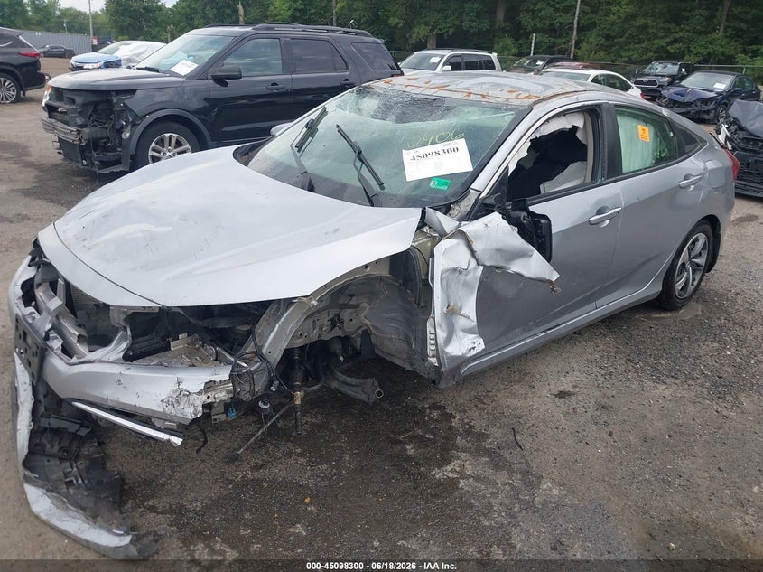 2021 Honda Civic VIN 2HGFC2F61MH500406 IAAI salvage auction — ROLLOVER, Salvage Title, sold $650 on 2026-07-25 (photo 6)