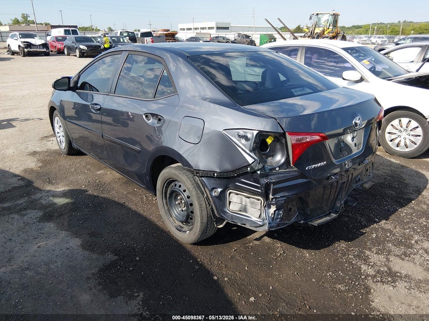 2019 Toyota Corolla VIN 5YFBURHE5KP944922 IAAI salvage auction — REAR END, Clear (Oklahoma), sold $3,250 on 2026-08-01 (photo 3)