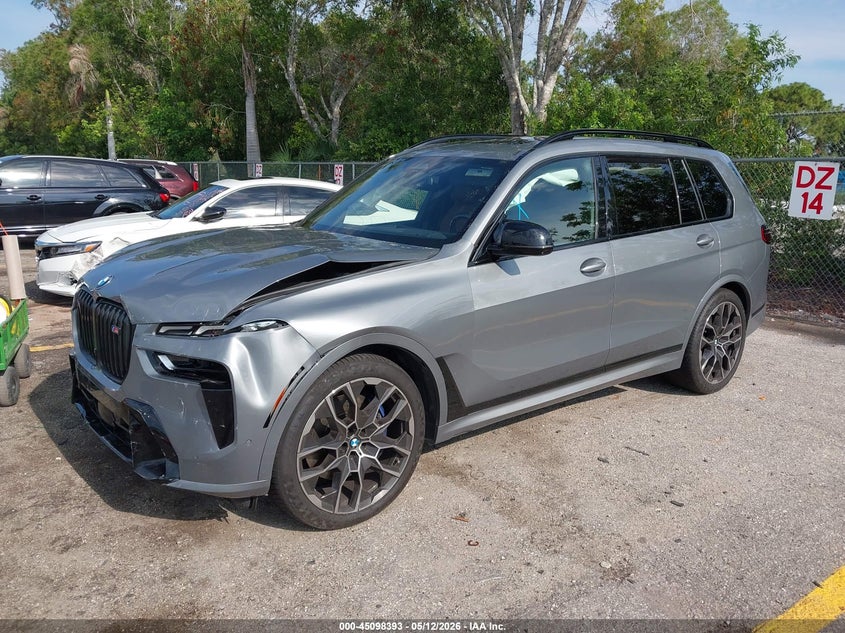 2023 BMW X7 VIN 5UX33EM01P9N55877 IAAI salvage auction — LEFT FRONT, Rebuildable (Florida), sold $37,100 on 2026-07-27 (photo 2)