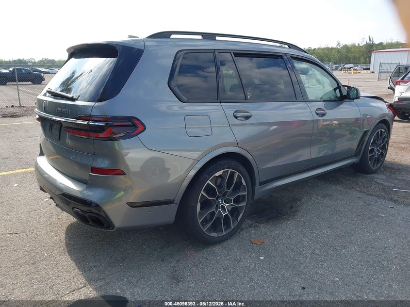 2023 BMW X7 VIN 5UX33EM01P9N55877 IAAI salvage auction — LEFT FRONT, Rebuildable (Florida), sold $37,100 on 2026-07-27 (photo 4)