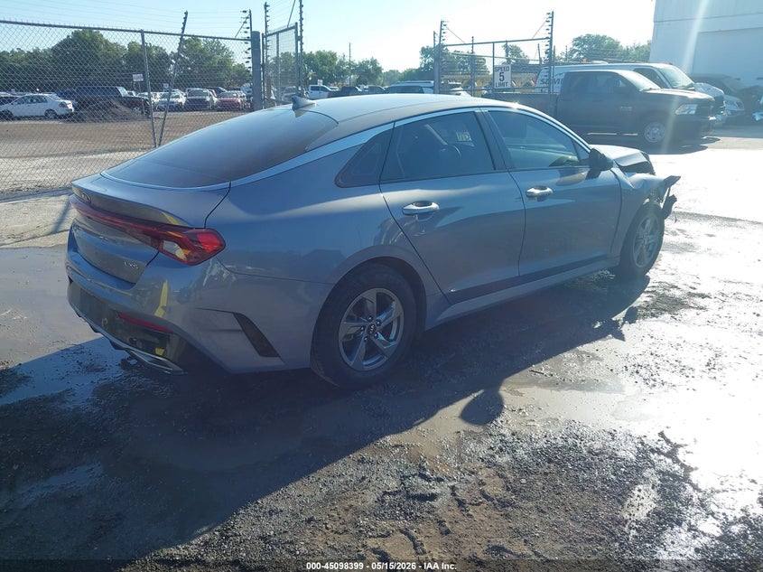 2021 Kia K5 VIN 5XXG14J27MG060400 IAAI salvage auction — FRONT END, Salvage (Arizona), sold $2,175 on 2026-07-22 (photo 4)