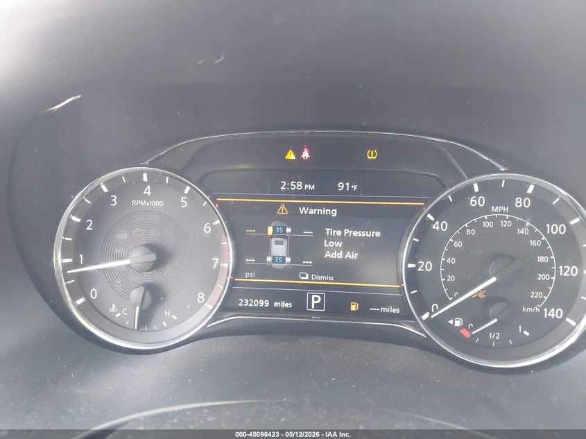 2020 Infiniti Qx80 VIN JN8AZ2NF5L9702175 IAAI salvage auction — REAR END, Salvage (Texas), sold $6,175 on 2026-07-08 (photo 7)