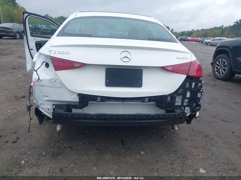 2023 Mercedes-benz C-klasse VIN W1KAF4HB0PR095283 IAAI salvage auction — REAR END, Salvage (New Jersey), sold $18,650 on 2026-07-24 (photo 6)