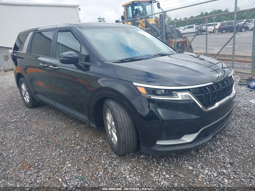 2023 Kia Carnival VIN KNDNB4H33P6291185 IAAI salvage auction — LEFT SIDE, Salvage (North Carolina), sold $6,850 on 2026-07-10 (photo 1)