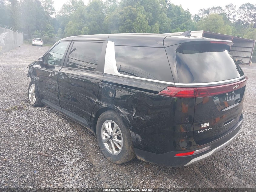 2023 Kia Carnival VIN KNDNB4H33P6291185 IAAI salvage auction — LEFT SIDE, Salvage (North Carolina), sold $6,850 on 2026-07-10 (photo 3)