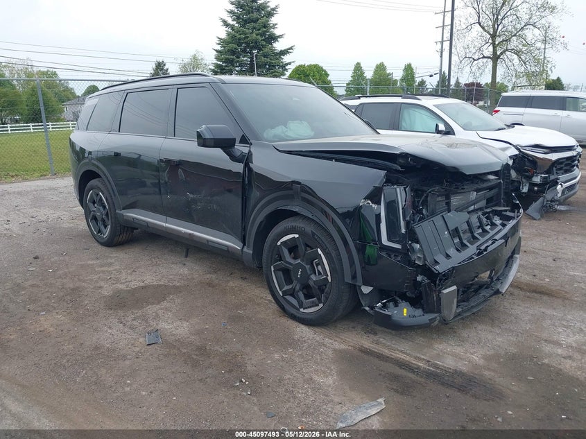 2027 Kia Telluride VIN 5XYPCES1XVG018709 IAAI salvage auction — FRONT END, Clear (Michigan), sold $16,100 on 2026-07-18 (photo 1)